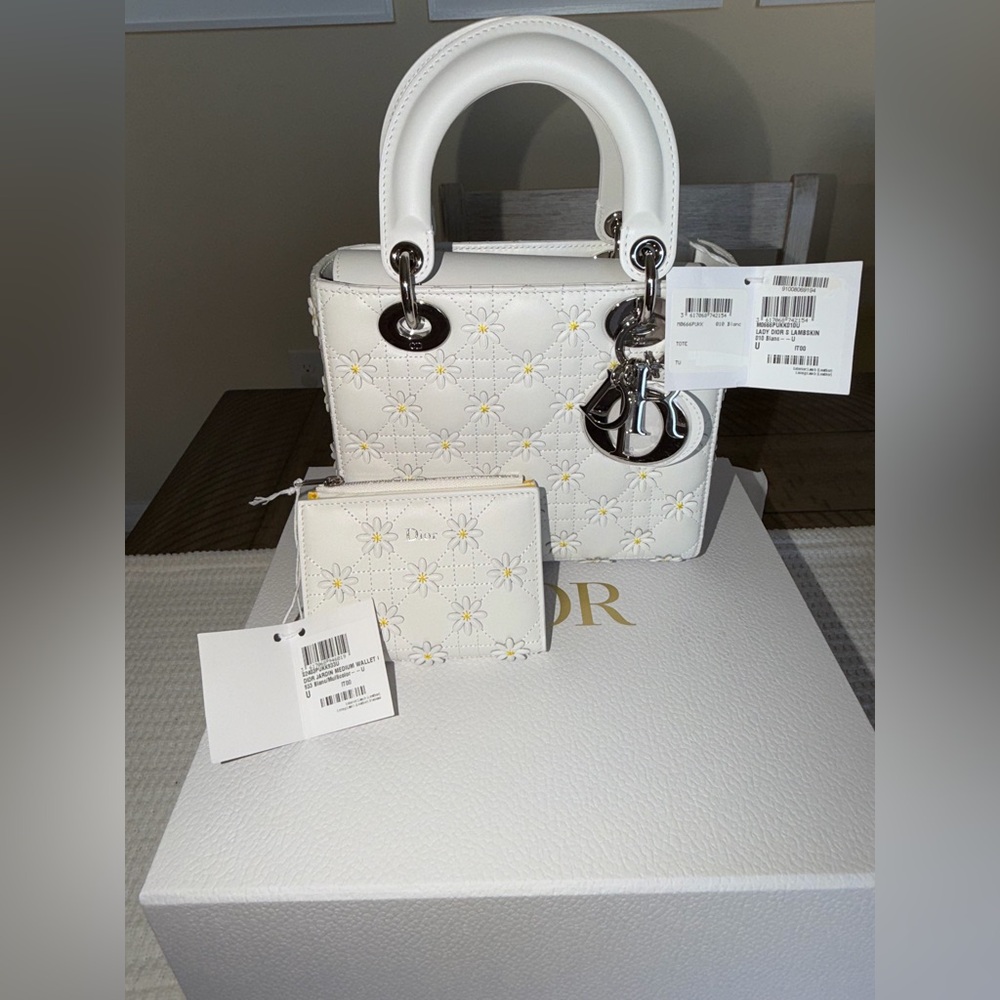 NWT. Matching Dior wallet and purse